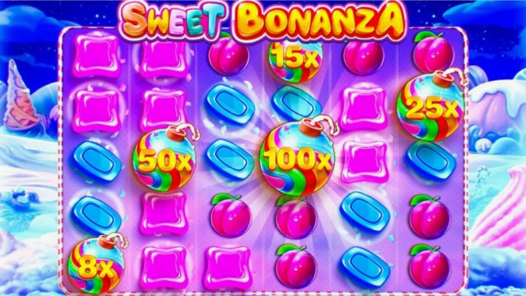 Sweet Bonanza механика слота, бонусная игра